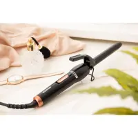 Hair Curling Iron Sencor SHS 8603BK 38W 19mm and LED Power Indicator Gold