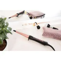 Hair Curling Iron Sencor SHS 0850BK 42W Keratin 19-25mm with 5 Temperature Settings and LED Power Indicator Black