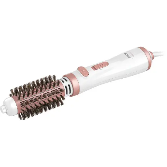 Hot Air Brush Sencor SHS 0910GD with Rotating Head 1000W and 2 Temperature and Speed Options White/Gold