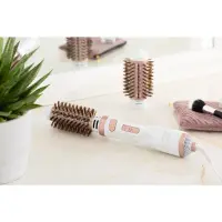 Hot Air Brush Sencor SHS 0910GD with Rotating Head 1000W and 2 Temperature and Speed Options White/Gold