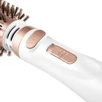 Hot Air Brush Sencor SHS 0910GD with Rotating Head 1000W and 2 Temperature and Speed Options White/Gold