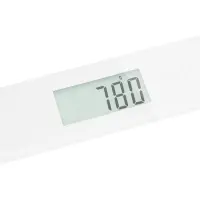 Kitchen Scale 5Kg LCD Screen UltraSlim Glass Sencor SKS 5030WH White