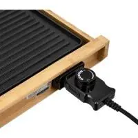 Table Electric Grill Premium Bamboo 2 in 1 Sencor SBG 206BK