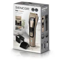 Sencor SHP 5207CH Ultra-quiet Rechargeable Hair Clipper with 2 Attachments Gold
