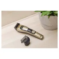 Sencor SHP 5207CH Ultra-quiet Rechargeable Hair Clipper with 2 Attachments Gold