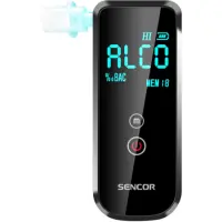 Alcohol Tester Sencor SCA BA10 with Digital LCD Display and Alarm