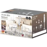 Hand blender Sencor Turbo 1500W SHB 6551WH 7 in 1 Stainless Steel White