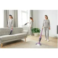 Cordless Stick Vacuum Cleaner 3 in 1 with Detachable Handheld Unit 110W Sencor SVC 0603VT Purple