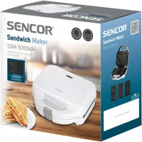 Toaster with 3 Detachable Plates Sencor SSM 9310WH White