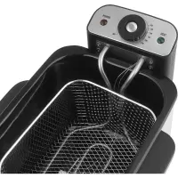 Stainless Steel Fryer with Temperature Control 3lt 2200W Smarton FR350 Silver