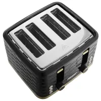 Toaster Sencor STS 7551BK 4 Slots 1600W 3D Pattern Design Black/Gold