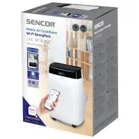 Portable Air Conditioner Sencor SAC MT9040C 9,000 BTU/h Wi-Fi StrongPack 35m² 65dBA White