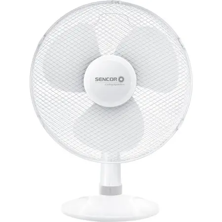 Desktop Fan Sencor SFE 4037WH-EUE3 50W Diameter 40cm with 3 Speeds and Horizontal Rotation of 90° White