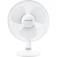 Desktop Fan Sencor SFE 4037WH-EUE3 50W Diameter 40cm with 3 Speeds and Horizontal Rotation of 90° White