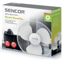 Pedestal Fan Sencor SFN 4047WH-EUE3 50W 3-Speeds Diameter 40cm White