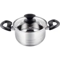 Casserole LEGER SS 16x9.5cm 1.8lt Stainless steel Lamart LTB1695 Silver