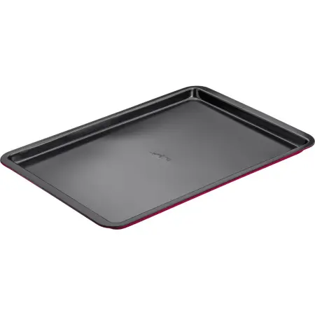 Shallow Rectangular Pan with Non-Stick Coating  43x29x1.8cm Lamart LT3076 Red