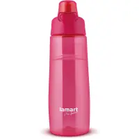 Sport Plastic Water Bottle Lamart LT4063 Lock 700ml Pink