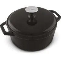 Cast Iron Pot 21.5cm 2.3lt Lamart IRON LT1208 Black