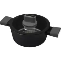 Pot POELE Non-stick Aluminum 20x9cm 2.4lt Lamart LT1224 Black