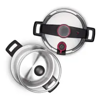 Speed ​​Kettle STEAM Set Quattro 4lt and 7lt Lamart LT1230 Silver/Red