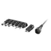 Universal Charger Sencor SPS 10 1000mAh with detachable micro USB plugs, 5.5 x 1.5, 5.5 x 2.5, 3.5 x 1.35, 5.0 x 2.1, 2.5mm, 3.5mm