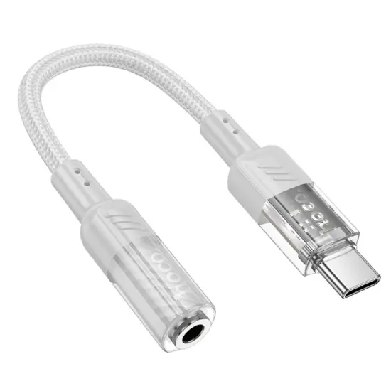 Adapter Hoco LS37 USB-C to 3.5mm for Mic and Audio Gray