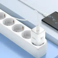 Travel Charger Small Size Hoco N43 Vista with USB-C PD30W GaN Tech  White
