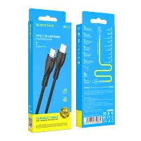 Cable Borofone BX51 Triumph USB-C to Lightning 12W 2.4A Black 1m