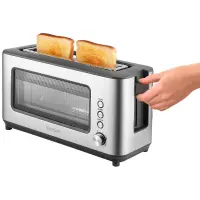 Toaster Sencor STS 4050SS 1200W with Large Slot Silver