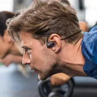 Wireless Sports Headset Hoco ES63  90mAh v5.3  Βlack
