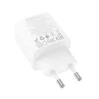 Travel Charger Hoco N55 Fundador Quad Port 2xUSB-C + 2xUSB-A PD20W QC3.0A GaN Tech White