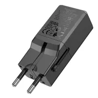 Hoco AC25 Universal Converter Travel Charger US/EU/AU/ UK USB-C PD30W GaN Black