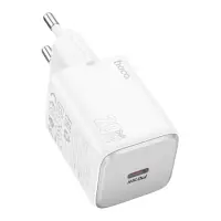 Travel Charger Small Body Hoco N40 Mighty USB-C PD20W GaN Tech White