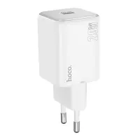 Travel Charger Small Body Hoco N40 Mighty USB-C PD20W GaN Tech White