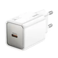 Hoco N47 Glorious Travel Charger with USB-C PD30W QC3.0A GaN White