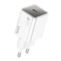 Hoco N47 Glorious Travel Charger with USB-C PD30W QC3.0A GaN White