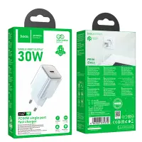 Hoco N47 Glorious Travel Charger with USB-C PD30W QC3.0A Blue