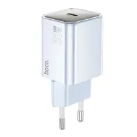 Hoco N47 Glorious Travel Charger with USB-C PD30W QC3.0A Blue
