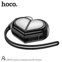 Wireless Hands Free Hoco. DES39 V.5.3 230mAh and 4h Talk Time Black