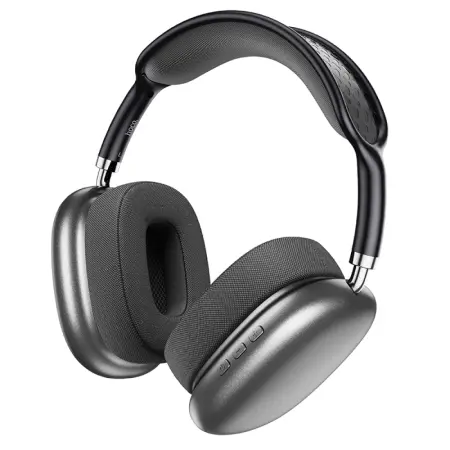 Wireless Stereo Headphone Hoco. ESD15 Cool Shadow V5.3 400mAh 12h Use Time with Micro SD, Microphone  and AUX Ports Deep Space Grey