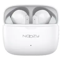 Wireless Hands Free Noozy BH55 V5.4 with ANC + ENC Noise Cancelation 30 hours of Playback 6 hours of Talk Time White