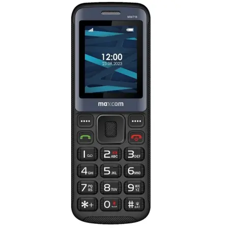 Maxcom MM718L 1.77" 4G VoLTE with Radio, Flashlight Black