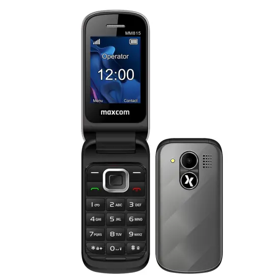 Maxcom MM815 2.4"  with Camera, Radio 1000mAh Grey