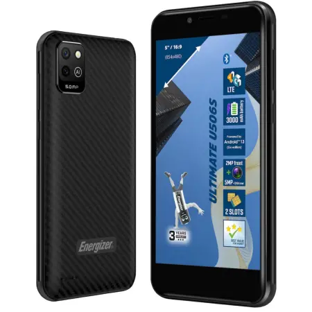 Energizer Ultimate U506S 4G Dual Sim 5" 2G/32GB Android 3000mAh Bluetooth Camera Black 3 Years Warranty