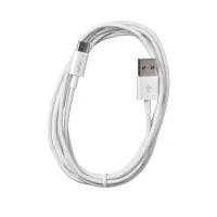 Data and Charging Cable Leki Orange Concept USB to USB-C White 2m