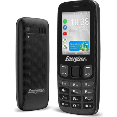 Energizer E242S+ 512MB/4GB Dual Sim 4G 2.4" KaiOS 2000mAh with Camera Black