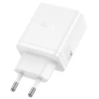 Travel Charger Hoco N50 Scenery GaN 45W with 2 x USB-C and 1 χ USB-A  White