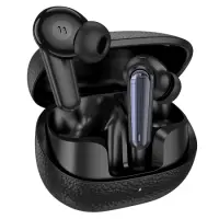 Wireless Hands Free Hoco EQ23 Plus Duke Ⅱ TWS V5.4 400mAh 7h Talk Time  and Siri Compatible ANC+ENC Black