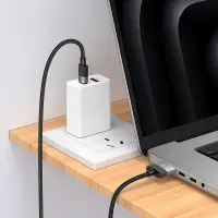 Magnetic Charging Cable Hoco U141 USB-C to Mag3 140W Braided Black 1.8m